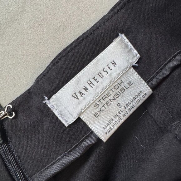 Van Heusen Black Pencil Skirt - Size 8 - Picture 3 of 7